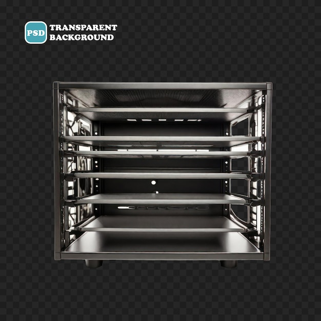 PSD rack isolated 3d render illustration