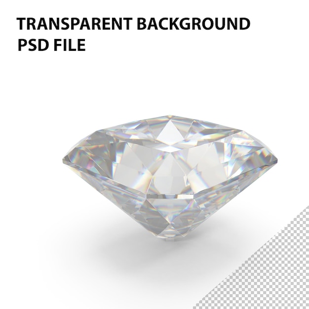 Radiant Cut Diamond PNG