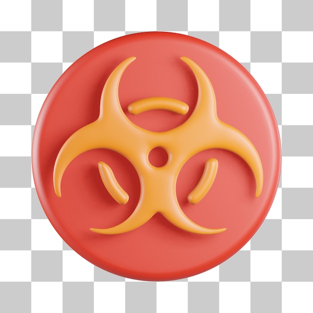 Radioactive 3D Icon