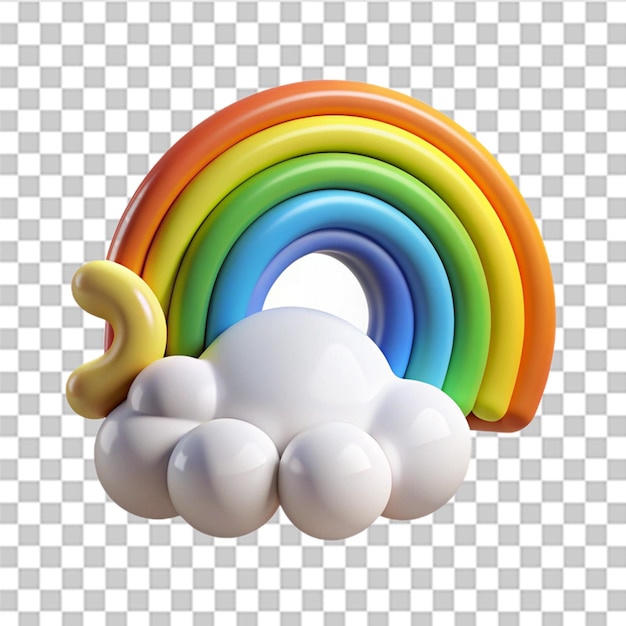 Rainbow Colorful 3D Icon Illustrations