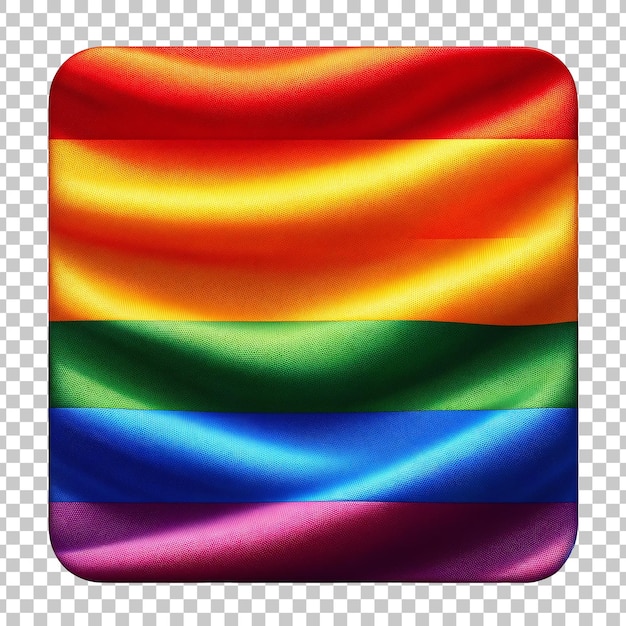 A rainbow flag for pride concept