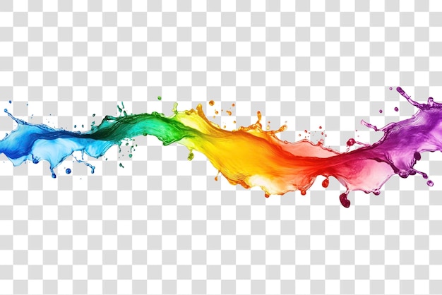 Rainbow splash background effect art