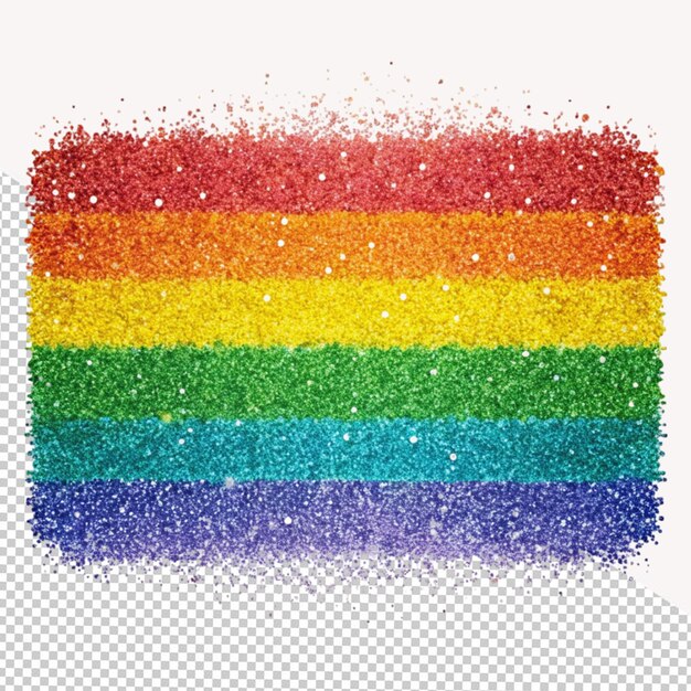 rainbow on transparent background