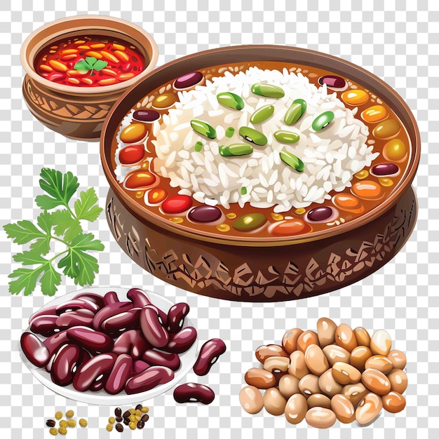 PSD rajma chawal hinduon transparent background