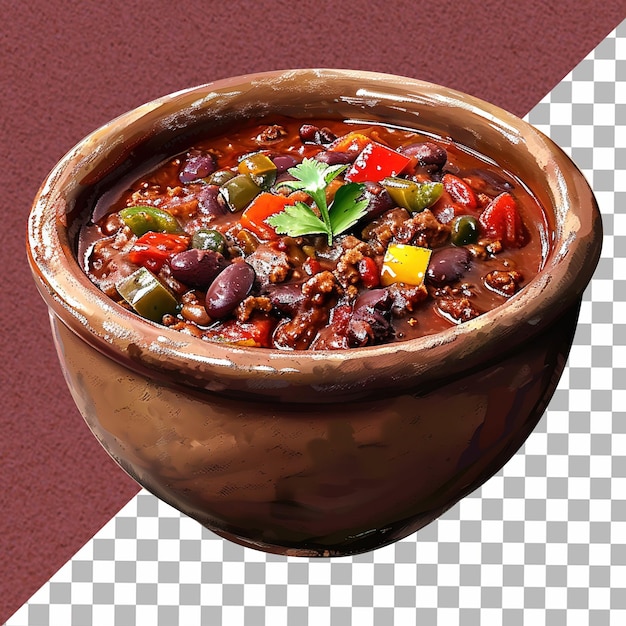 Rajma Masala Curry in clay bowl isolated on white Red Kidney Bean Dal is Indian cuisine vegetarian