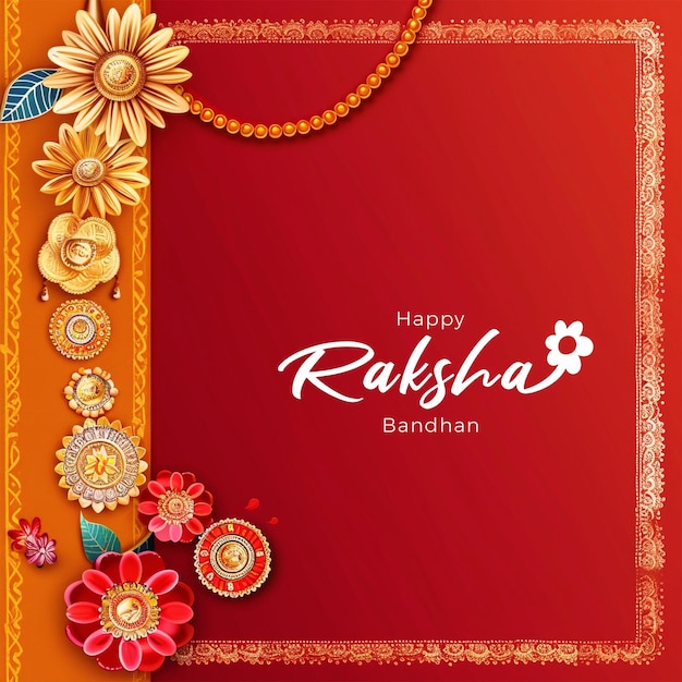 Raksha bandhan best creative simple minimal template design background raksha bandhan