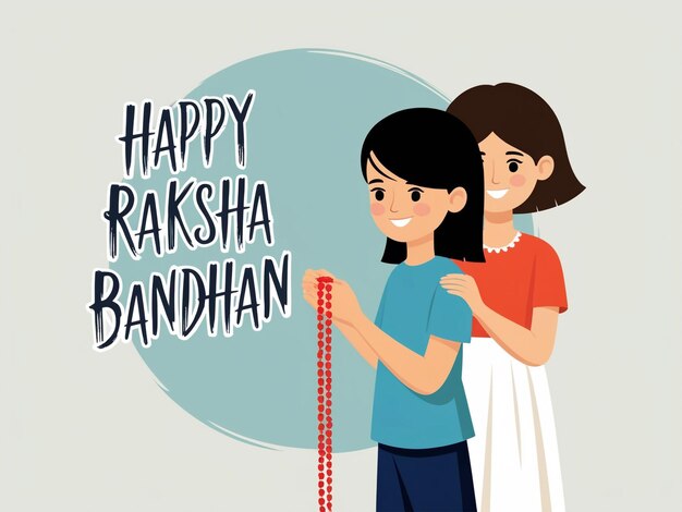 Raksha Bandhan Celebration Vector Art