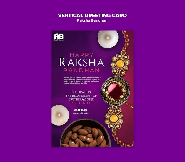 Raksha bandhan template design