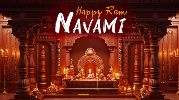 PSD ram navami background