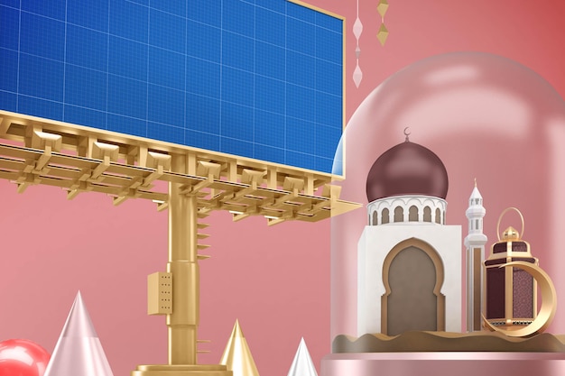 Ramadan Billboard Design Mockup