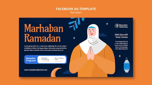 PSD ramadan celebration facebook template