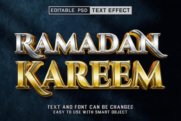 Ramadan Editable Text Effect