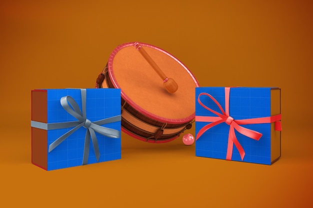 Ramadan Gift Box Mockup