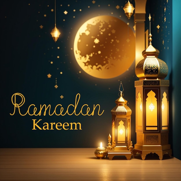 Ramadan Kareem background design banner template