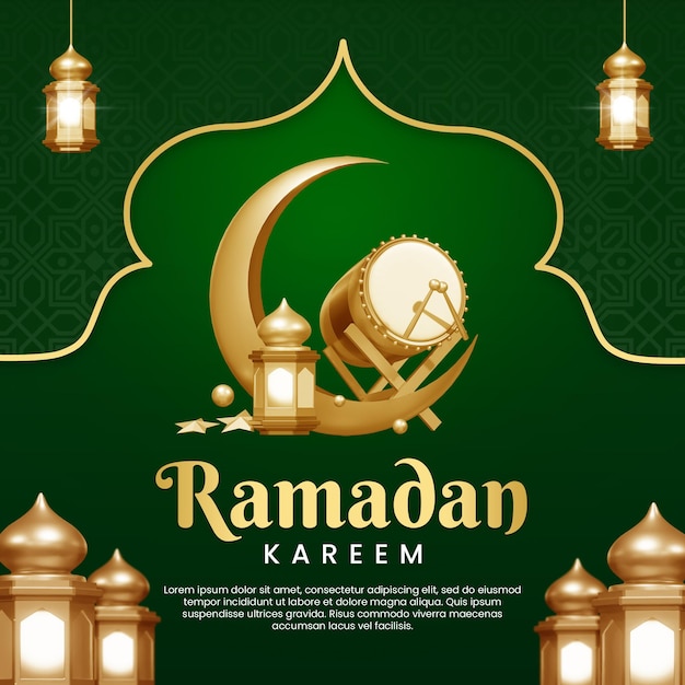 Ramadan Kareem for Social Media Post Promotion