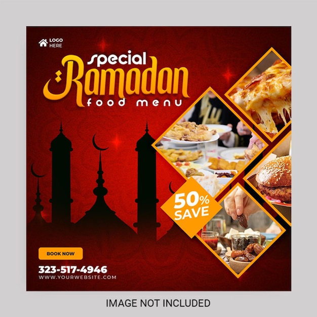 Ramadan kareem social media post template design 03