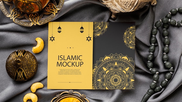 Ramadan print design mockup