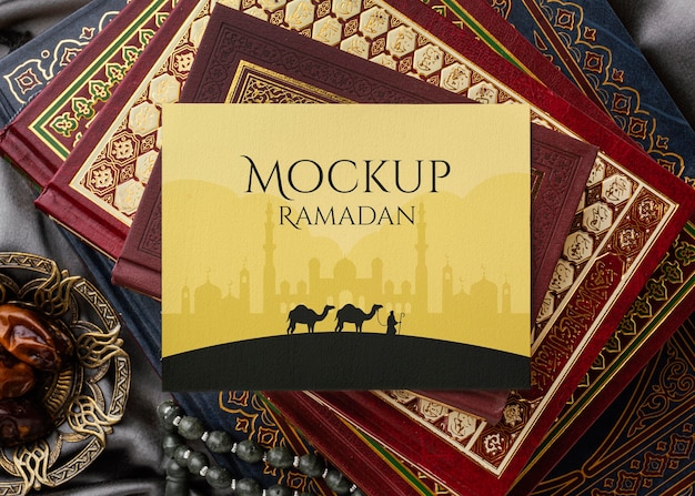 Ramadan print design mockup