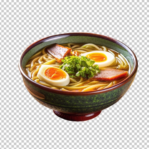 PSD ramen bowl on transparent background