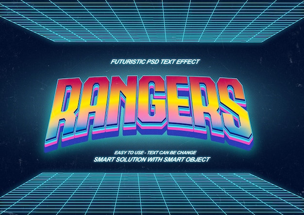 Rangers Text Effect Style