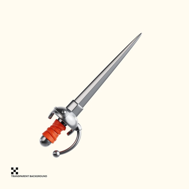 PSD rapier for swift and precise thrusts