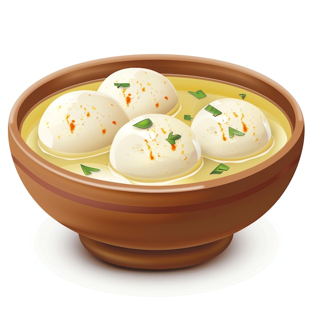 Rasgulla indian illustration