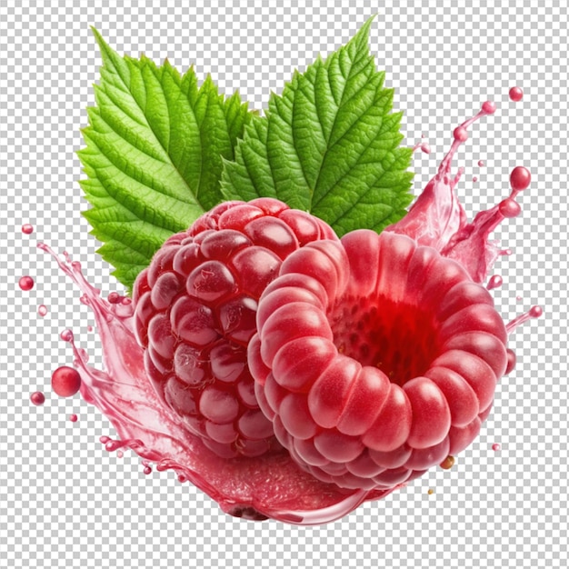 PSD raspberry fruit