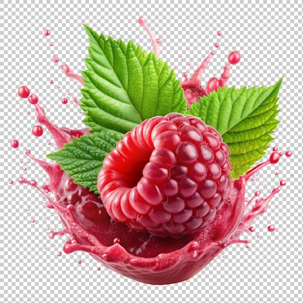 PSD raspberry fruit