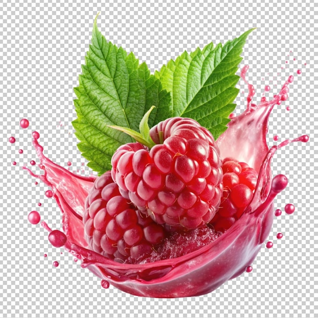 PSD raspberry fruit