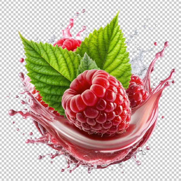 PSD raspberry fruit