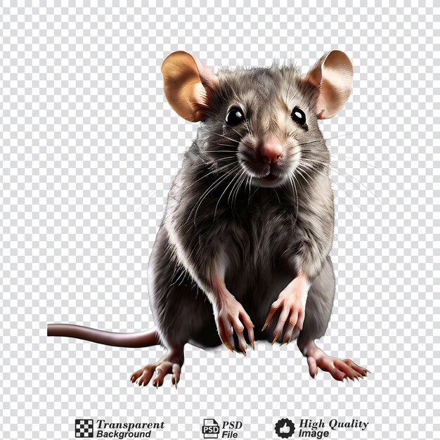 rat mouse isolated on transparent background