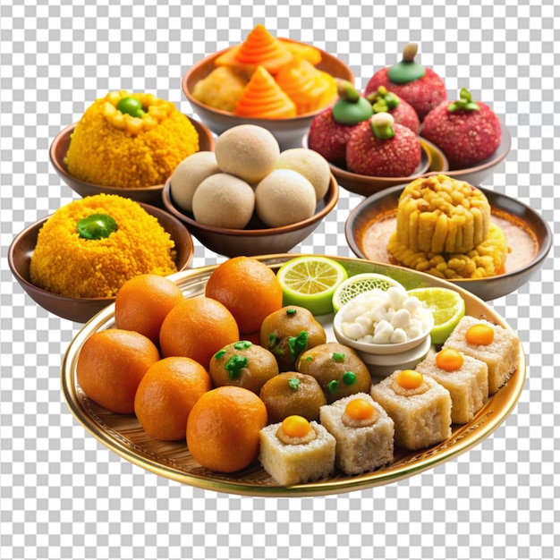 rath yatra festival sweets on transparent background