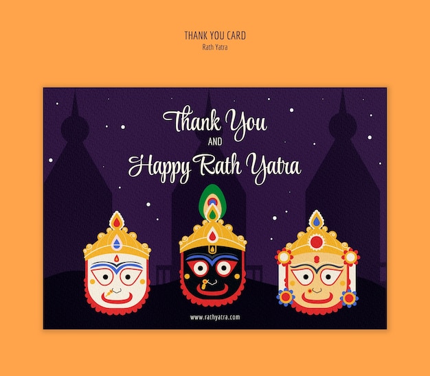 Rath yatra template design