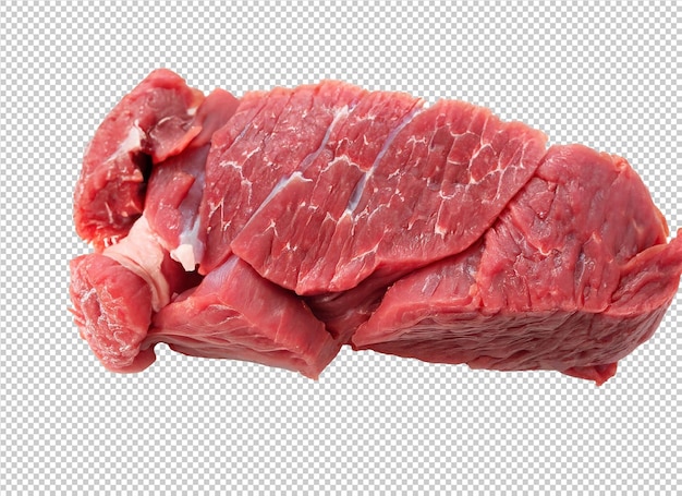 Raw beef Meat On Transparent Background