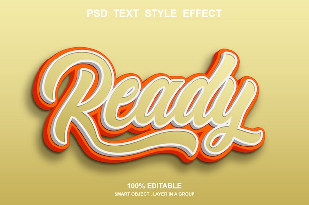 ready text effect editable