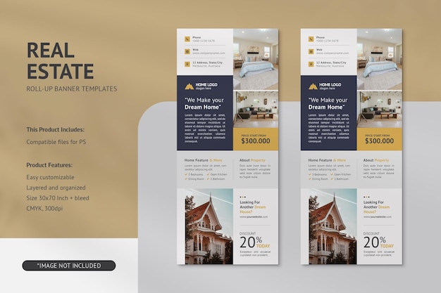 Real Estate DL Flyer PSD Templates