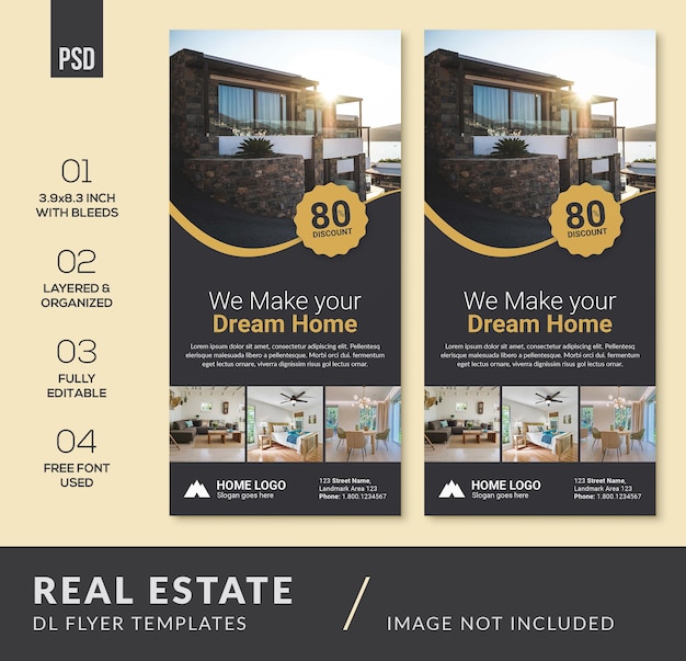 Real Estate DL Flyer Templates