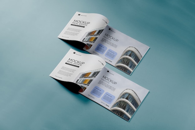 Real estate flyer mockup design