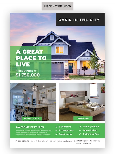 Real estate flyer