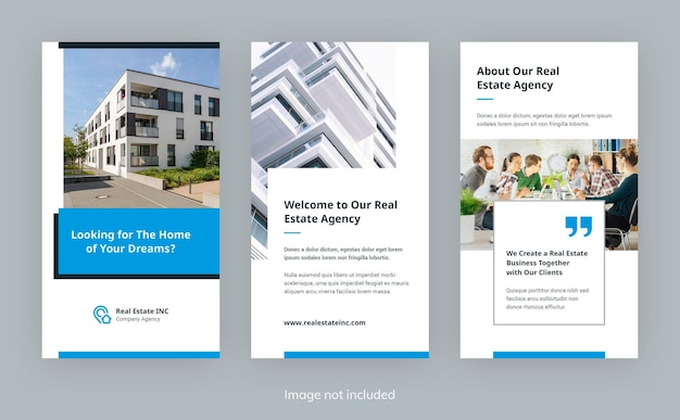 Real estate instagram story social media template