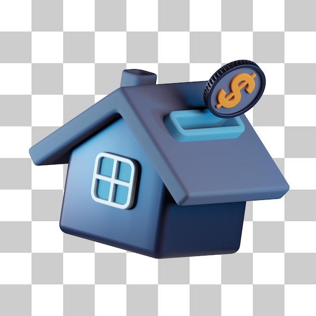 Real Estate Savings 3D Icon