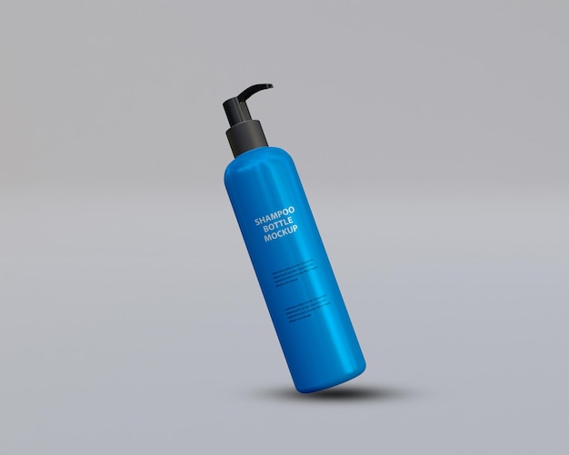 Realestics shampoo pump bottle mockup