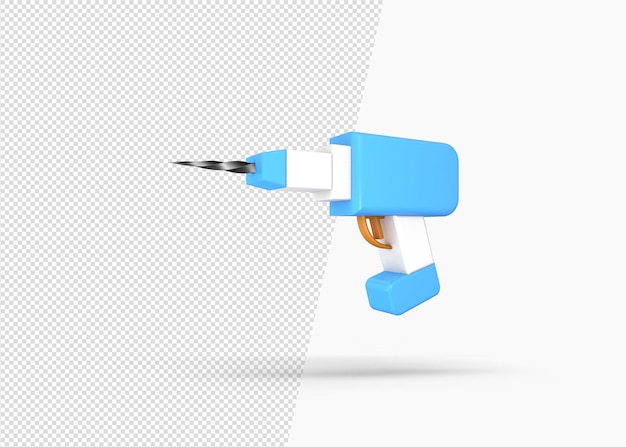 Realistic 3d repair item icon isolated