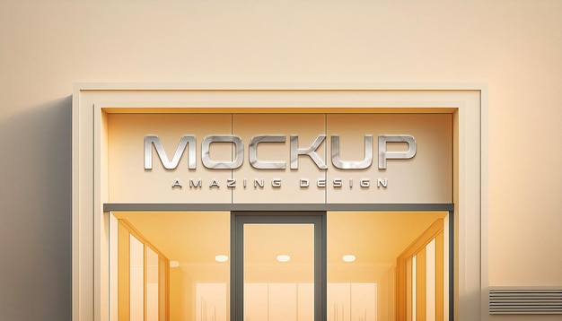 Realistic 3D Signage Mockups for Modern Retail Stores