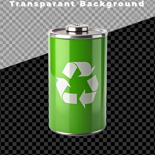 PSD realistic battery energy level sign icon 3d render