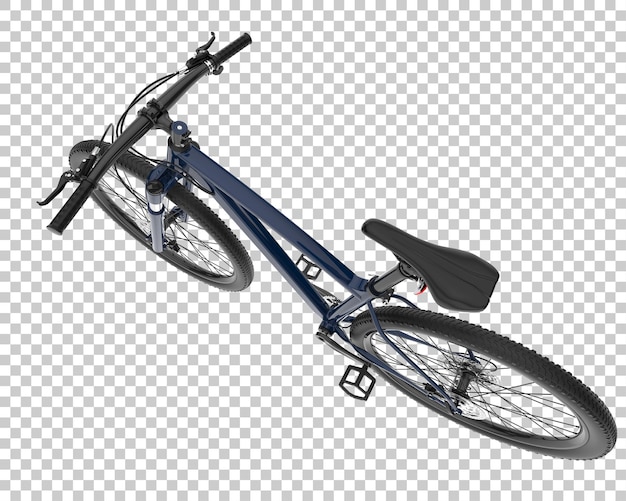 Realistic bike isolated on transparent background 3d rendering illustration