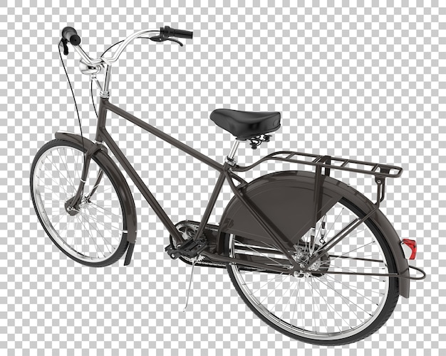 Realistic bike isolated on transparent background 3d rendering illustration