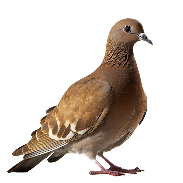 PSD realistic brown pigeon cutout