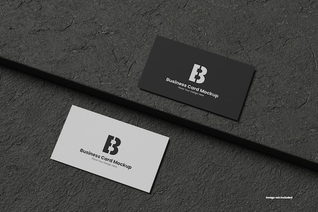 Realistic Business Card Mockup