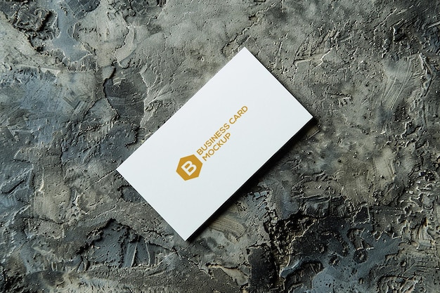 Realistic business card mockup